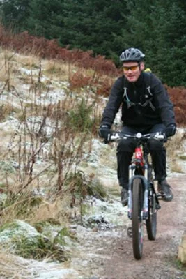 Alan, in the snow